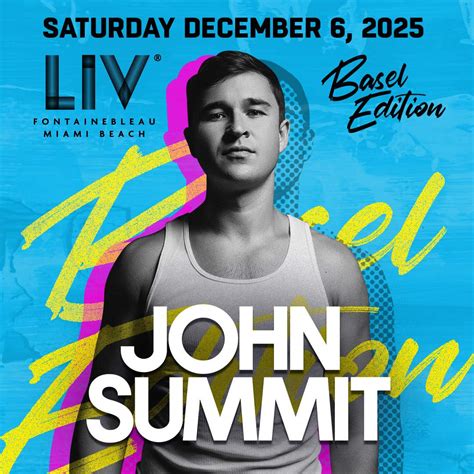 John Summit at LIV Nightclub Miami, Miami