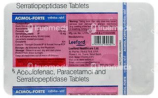 Acimol Forte Tablet 10: Uses, Side Effects, Price & Substitutes