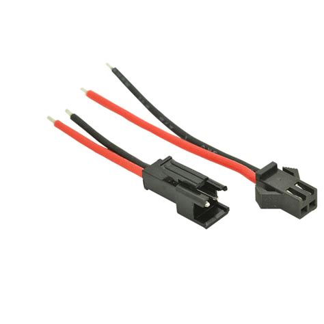 2 Pin JST Male and Female Connector with wire 15cm (1 Pair) – Indian ...