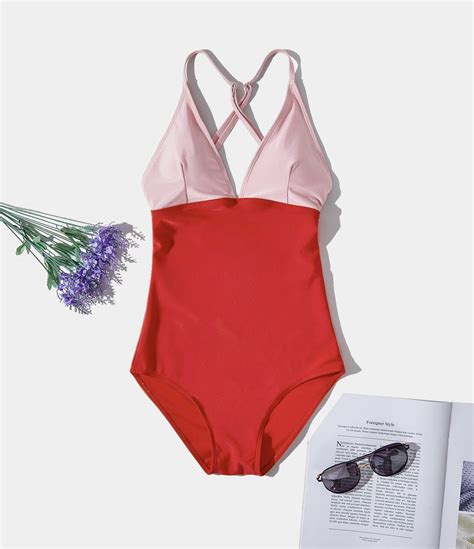 Plunging backless one piece swimsuit – Artofit