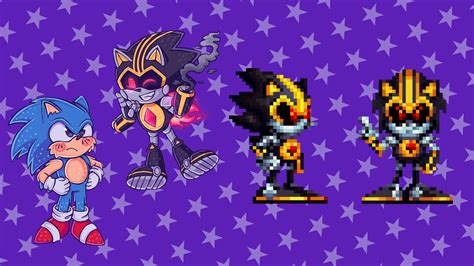Super Metal Sonic Sprites