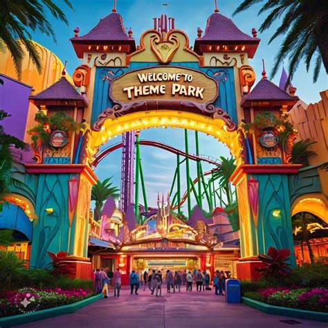 Amusement Park Entrance Design