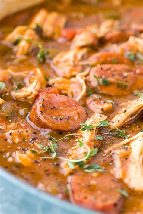 New Orleans Chicken Andouille Sausage Gumbo - Jessica Gavin