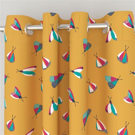 Buy Everyday Essential Set of 2 Printed Semi-Blackout Window Curtains ...