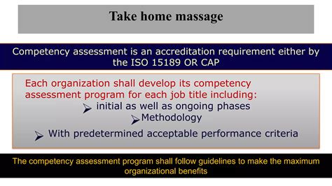 Competency assessment an accreditation requirements (dr.rania el ...