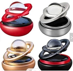 Paysworth Double Ring Crystal with Crystl Ball Auto Rotate Solar Car ...