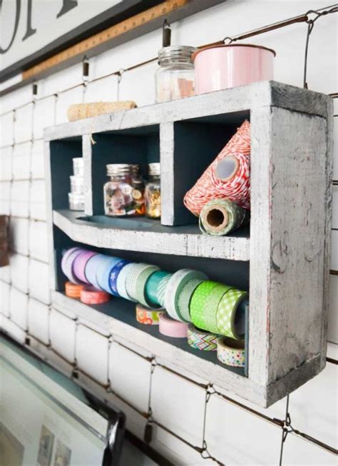 Craft Box DIY Made From A Wood, Vintage Tool Box!