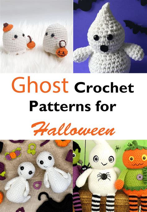 Make Easy 13 Crochet Ghost Patterns - Halloween Fun - A More Crafty Life
