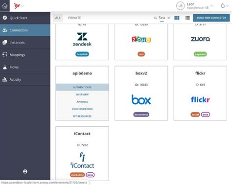 Create API Connector 的图像结果