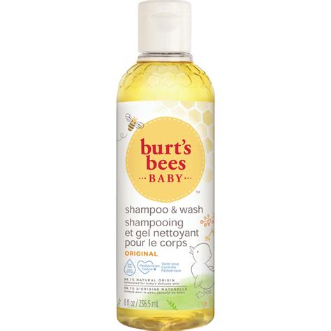 Burt’s Bees Baby Shampoo and Wash 235ml - Gentle, Tear-Free Formula ...