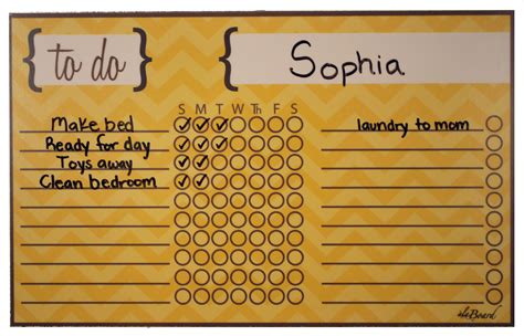 Dry Erase Calendars: Chores