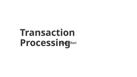 Image result for DBMS Transaction Processing