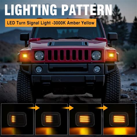 HOCHO Turn Signal Lights Fit for 2003-2009 Hummer H2 India | Ubuy