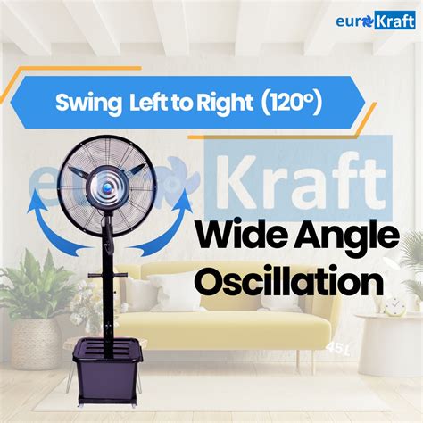 Eurokraft Mist Fan Grace Pro Outdoor Cooling