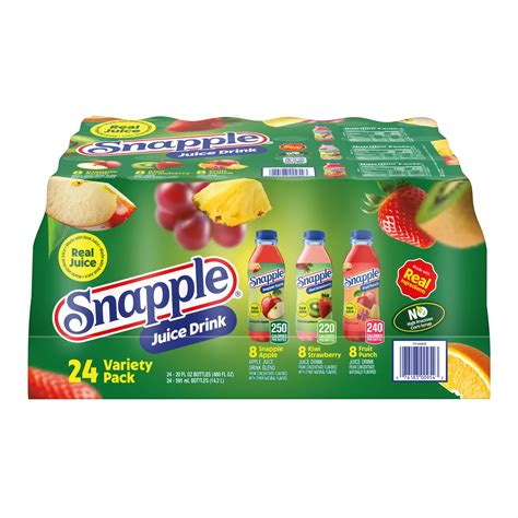 Snapple Juice Variety Pack, 24 ct. | BJ's Wholesale Club