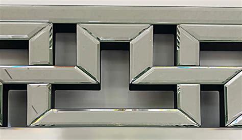 Large Wall or Full-Length Floor Mirror with Beveled Articulated Frame ...