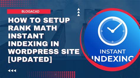 Image result for Instant Indexing Rank Math