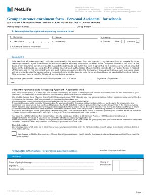Fillable Online GROUP CLAIM FORM - MetLife Fax Email Print - pdfFiller