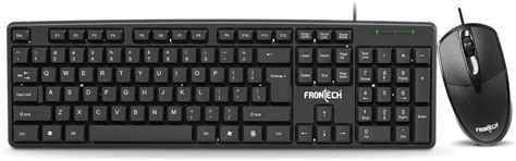 Amazon.in: Buy FRONTECH Wired Keyboard and Mouse Combo | Membrane Keys ...