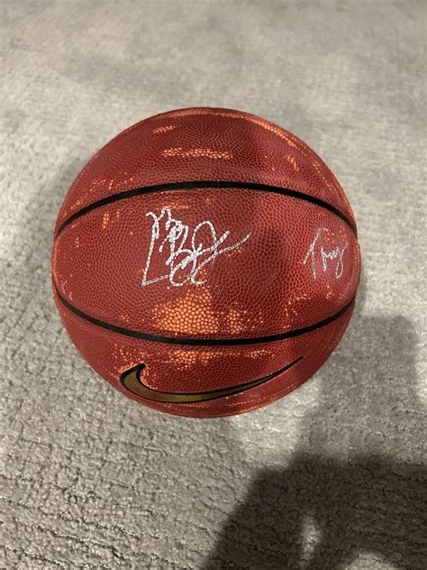 Lebron James Signed Basketball Early Autograph JSA Certified Auto Very ...