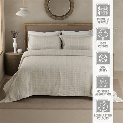 Buy BOUTIQUE LIVING Cottage Garden Cotton 300TC Printed 3Pcs Super King ...