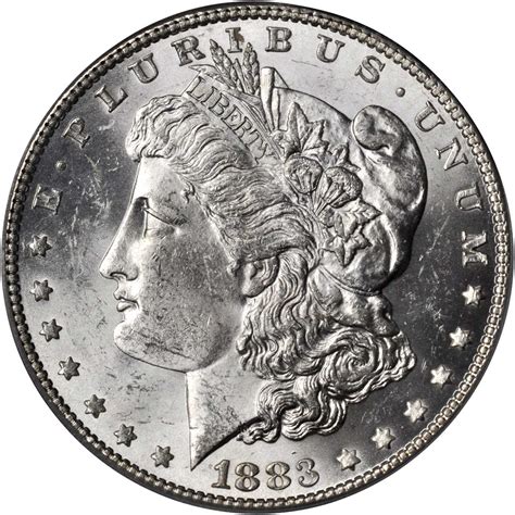 1883 Morgan Silver Dollar. VAM-10. Top 100 Variety. Doubled Die Obverse ...