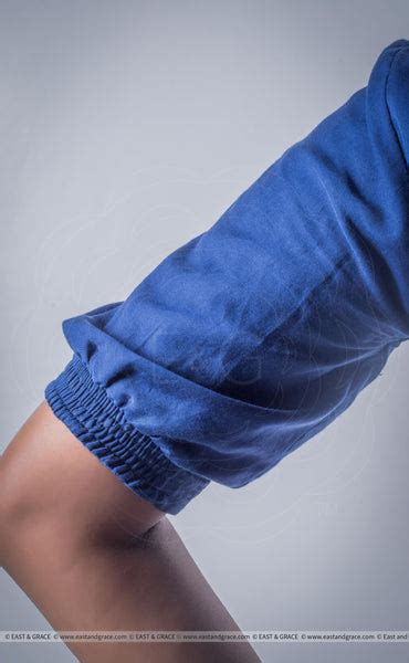 Ink Stain Blue Cotton-Satin Blouse With Bows – EAST & GRACE