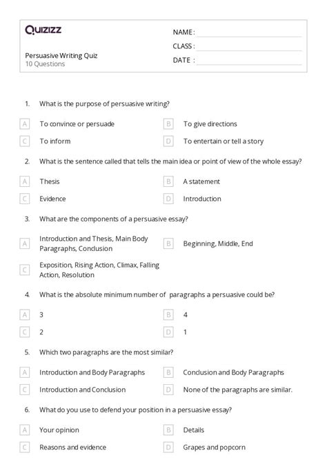 50+ Writing a Strong Introduction worksheets for 4th Class on Quizizz ...