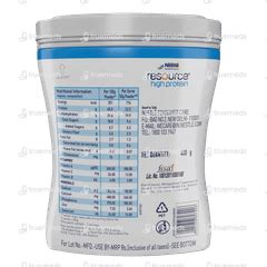 Nestle Resource High Protein Powder Vanilla Rich In Immuno Nutrients ...