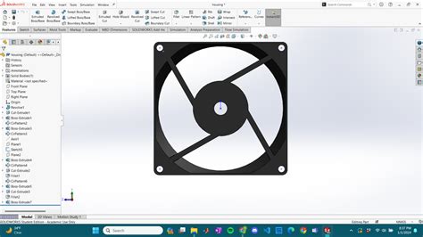 Image result for +Exhaust Fan Tutorial in Solid Work