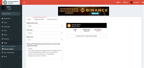 Crypto Currency Tracker - Realtime Prices, Charts, News, ICO's and more