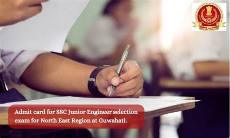 Admit card for SSC Junior Engineer (Civil, Mechanical, Electrical ...