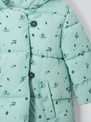 John Lewis Baby Acorn Flower Padded Jacket, Multi, 3-6 months