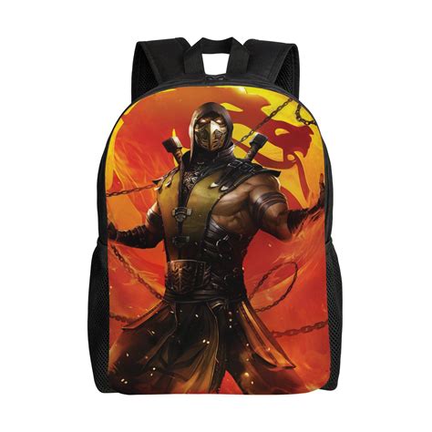 Mortal Kombat Backpack, Travel Laptop Backpack, Casual Daypack for ...