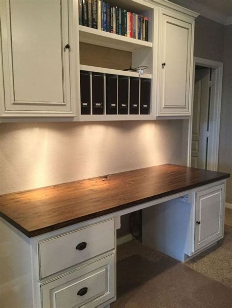 Image result for Butcher Block Computer Desk