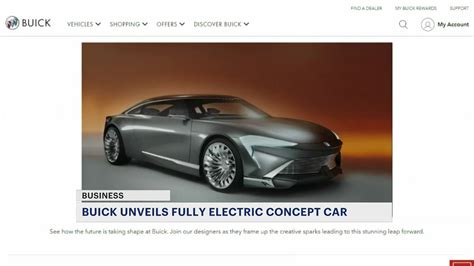 Buick unveils its fully electric vehicle Wildcat