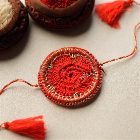 Send Handmade Crochet Rakhi Online | iTokri