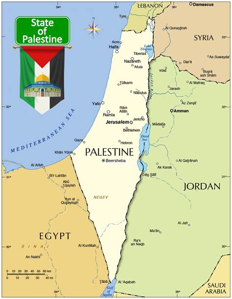 Map Of Palestine