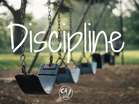 Discipline... - Wellness Witness
