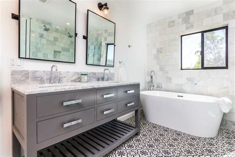 Grey Bathroom Floor Tile Ideas