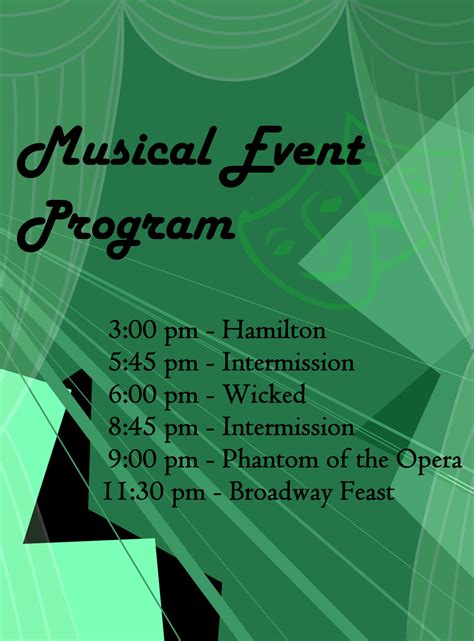 Image result for Event Program Graphic Design