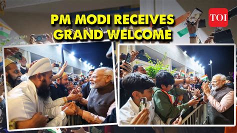 Qatar visit: PM Modi gets rousing welcome in Doha, people chant 'Modi ...