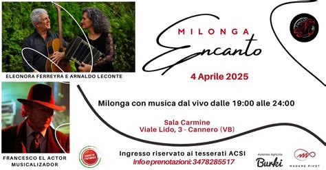 Milonga Encanto, Viale Lido, 3, 28821 Cannero Riviera VB, Italia ...