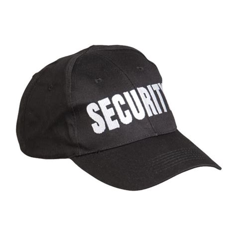 Baseball Cap SECURITY schwarz, 9,95