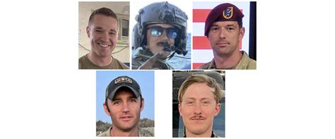 5 US special operations troops killed in Veterans Day weekend crash ...