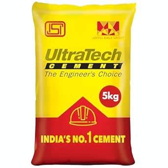 UltraTech PPC Cement 5kg Bag – ISI Certified Portland Pozzolana Cement ...