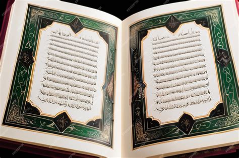 Premium Photo | Holy Al Quran with written Arabic calligraphy meaning ...