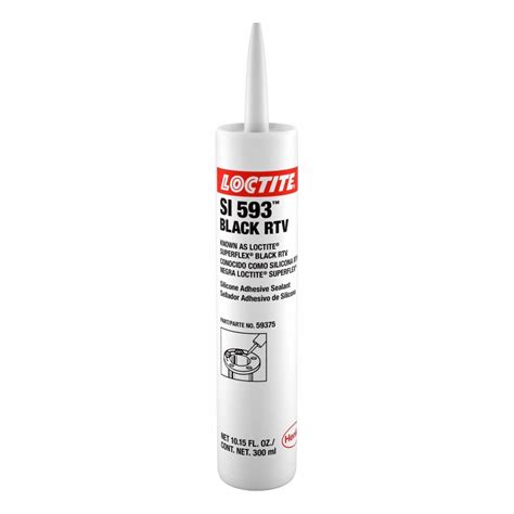 LOCTITE, SI 593, Black, Silicone Sealant - 804HT6|193997 - Grainger
