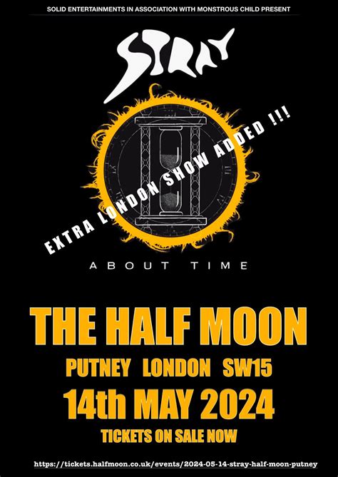 STRAY , The Half Moon Putney, London, 14 May 2024 | AllEvents.in