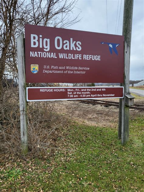 Big Oaks Entrance Sign | FWS.gov